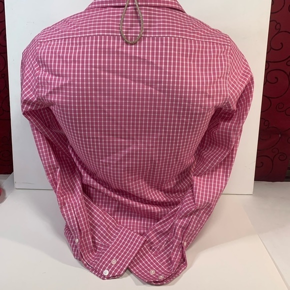 RW&Co Pink Plaid Dress Shirt - Picture 7 of 7